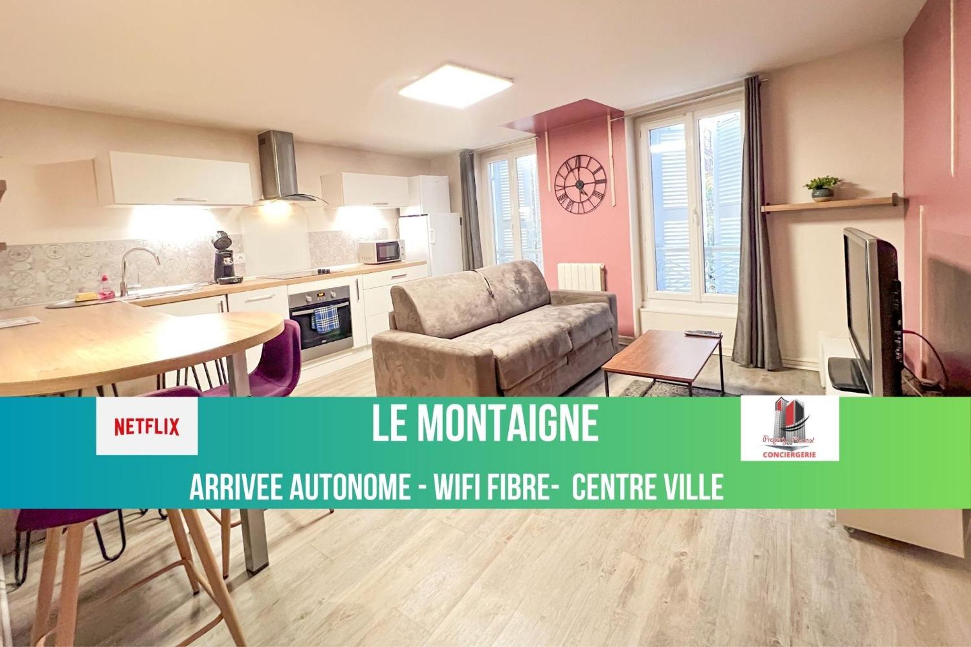 Le Montaigne - Wifi Fibre- Coeur Du Centre Ville-Property Rental Nm Périgueux Exterior foto